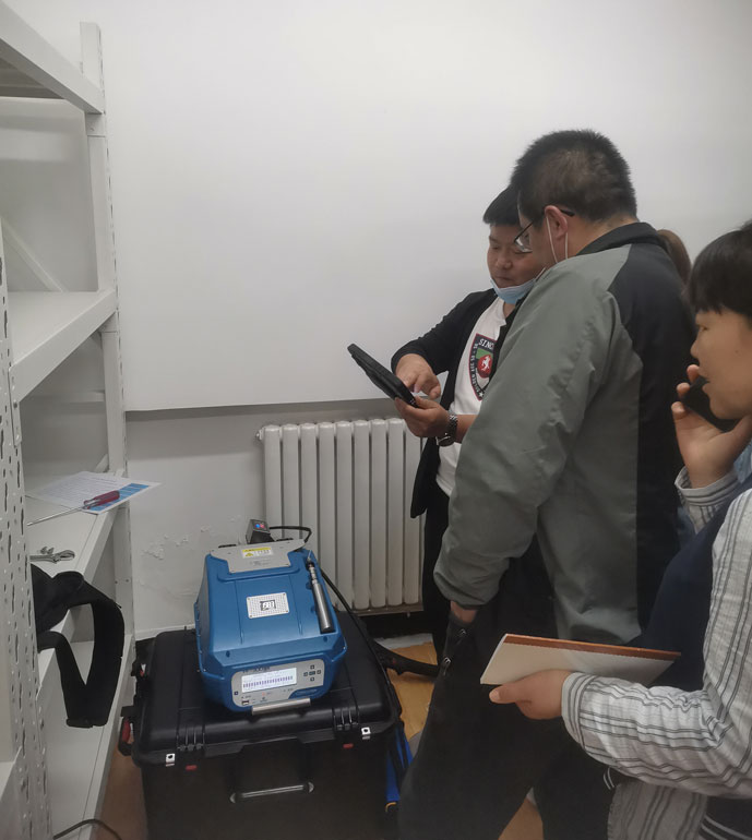 固原市生态环境监测站PF-300验收培训