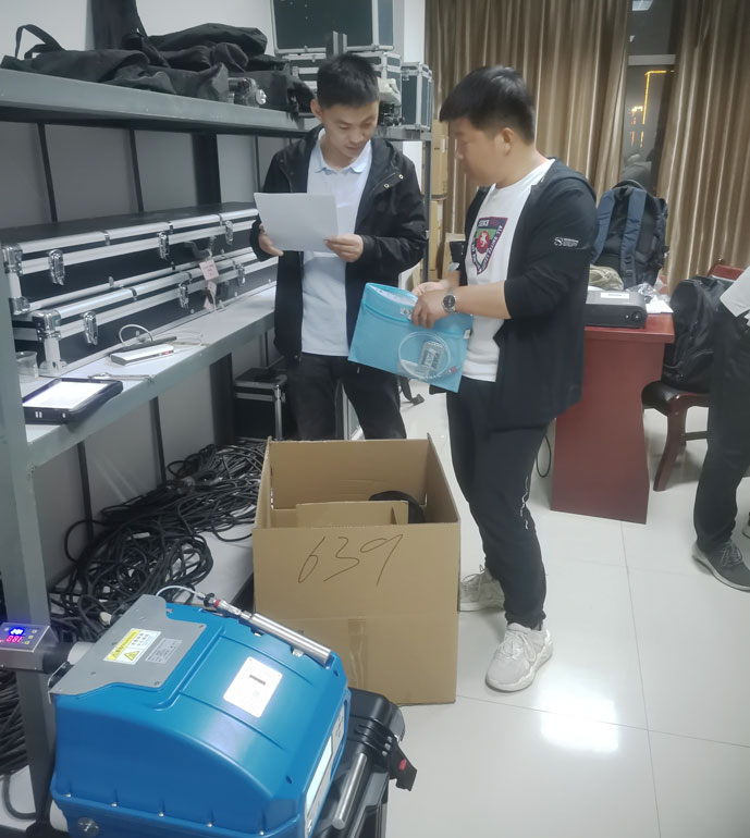 中卫市生态环境监测站PF-300验收培训