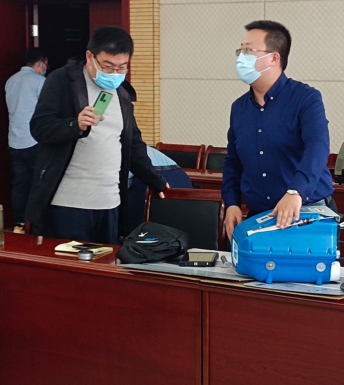 泰安市生态环境局便携式FID监测设备交付验收工作