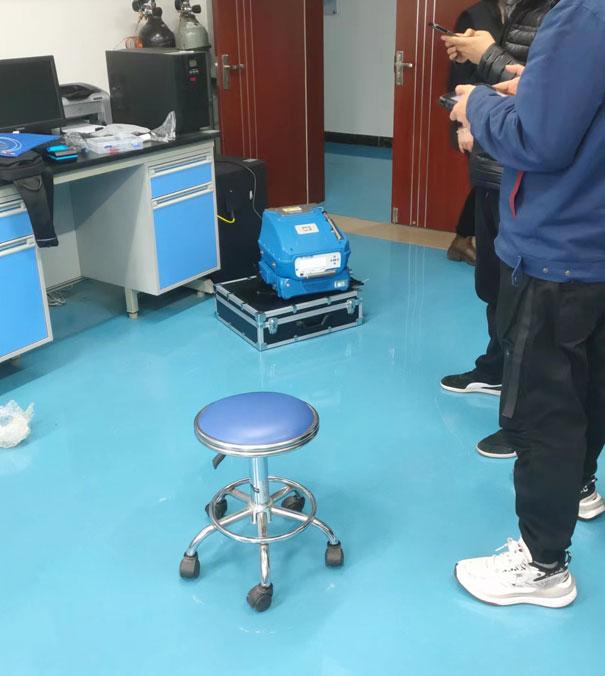 天水市环境监测站PF-300调式培训