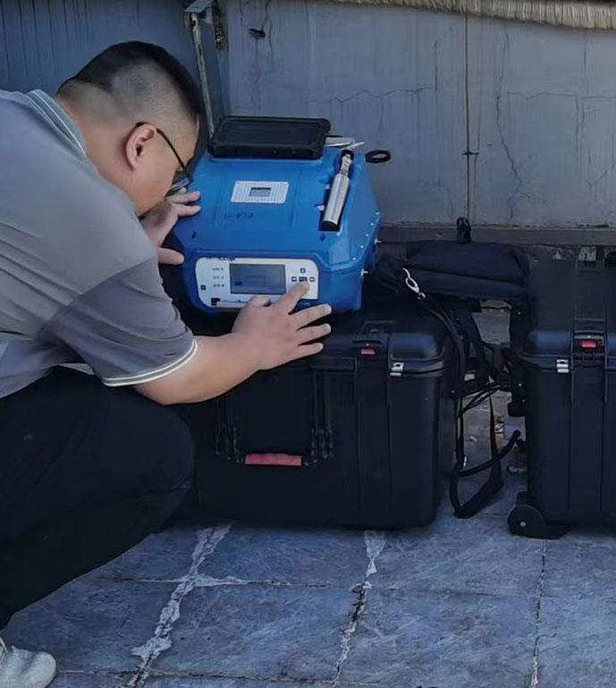 赣州某电业公司非甲烷总烃浓度现场测试