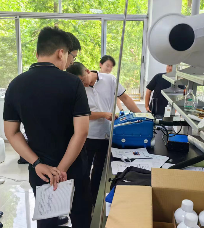 济宁市生态环境局兖州分局及泗水县分局PF-300交付验收