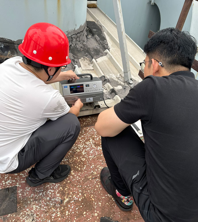 PB-150便携式气相色谱仪中车现场测试