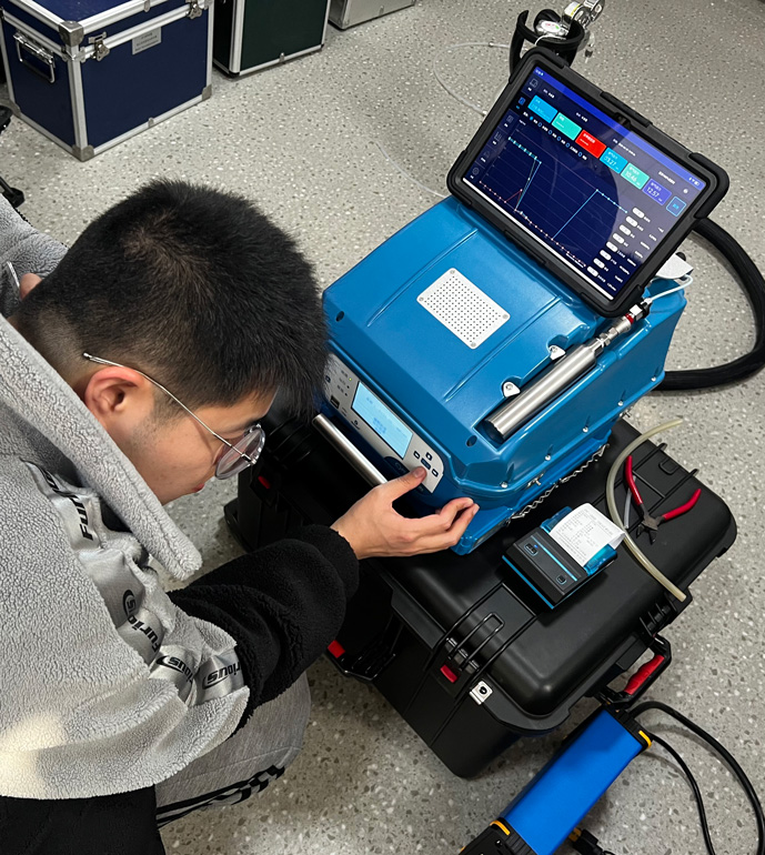 辽宁6家生态环境监测单位PF-300非甲烷总烃交货培训