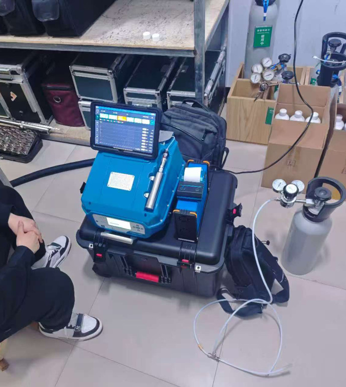 辽宁6家生态环境监测单位PF-300非甲烷总烃交货培训