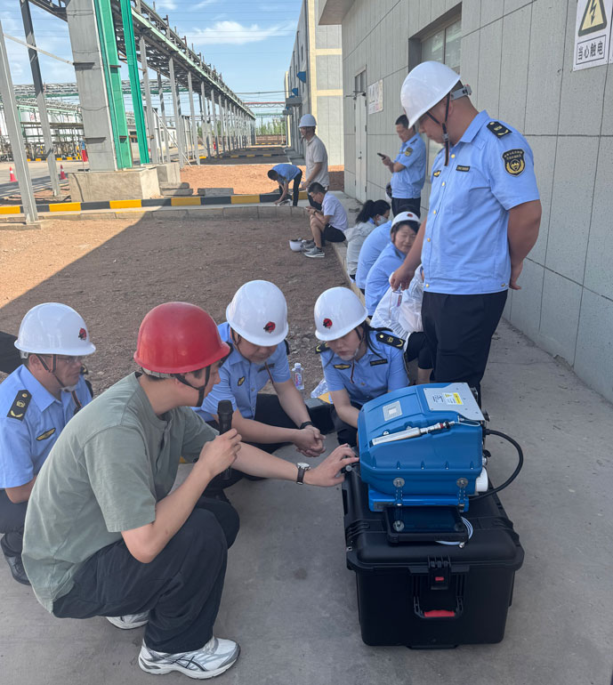 甘肃张掖市PF-300便携式非甲烷总烃分析仪交货验收